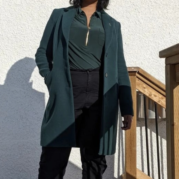 Vero Moda Green Fall Coat Blazer Style - Picture 3 of 6